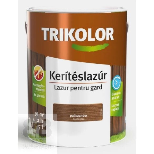 TRIKOLOR KERÍTÉSLAZÚR PALISZANDER 5 L