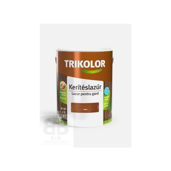 TRIKOLOR KERÍTÉSLAZÚR TEAK 5 L