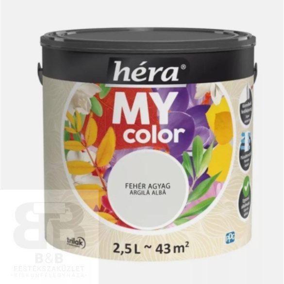 HÉRA MY COLOR  FEHÉR AGYAG 2,5 L