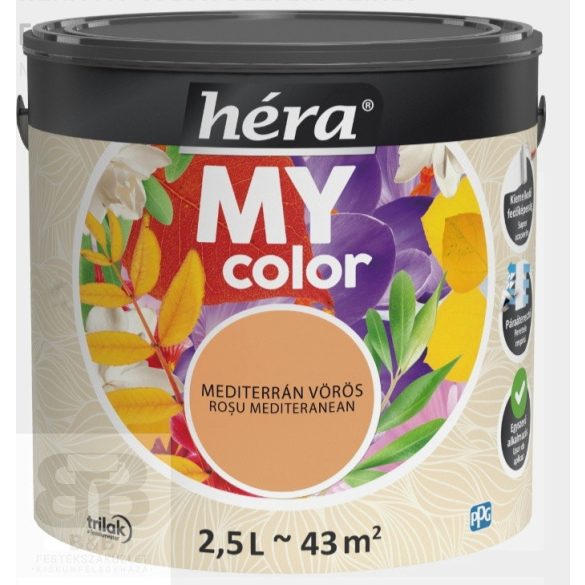 HÉRA MY COLOR  MEDITERRÁN VÖRÖS 2,5 L