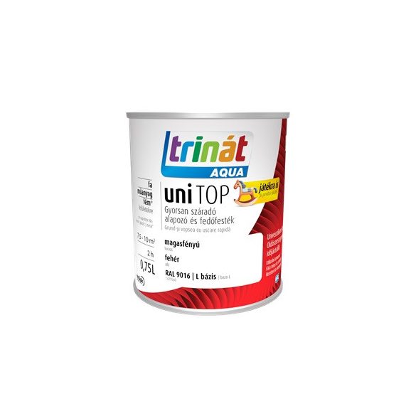 TRINÁT UNITOP MAGASFÉNYŰ RAL 9016 FEH. L BÁZIS 2.5L 