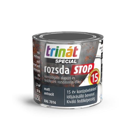 Trinát Rozsdastop Matt 7016 Antracit 0,25l
