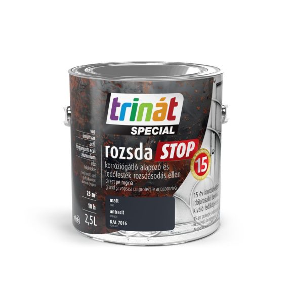 Trinát Rozsdastop Matt 7016 Antracit 2,5l