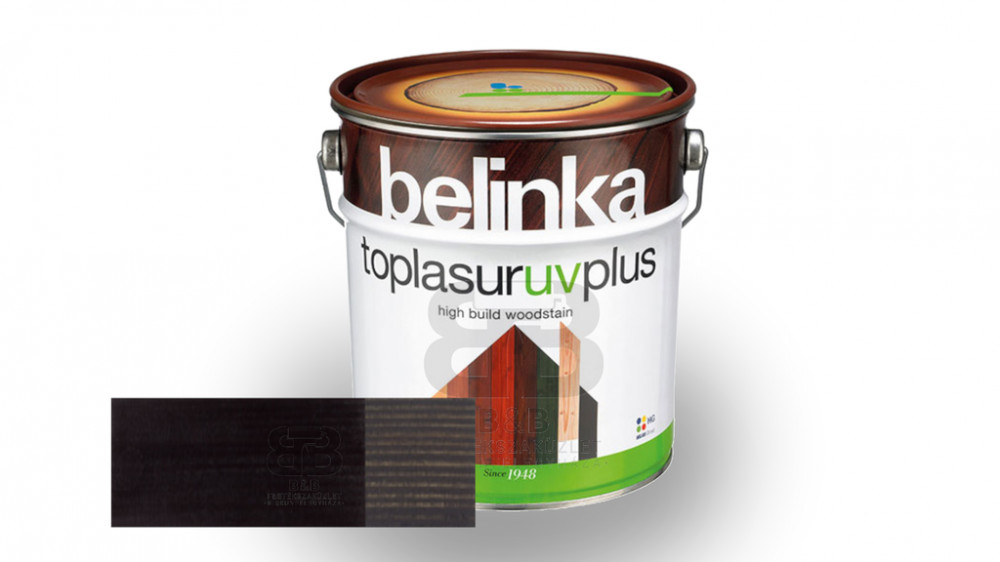 Belinka Toplasur UV Plus lazúr 22 fekete 2,5 l - B&B Festéks
