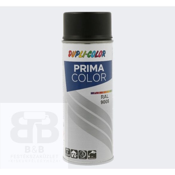 Dupli Color Prima ( régi VeryWell) matt fekete Ral 9005 400ml