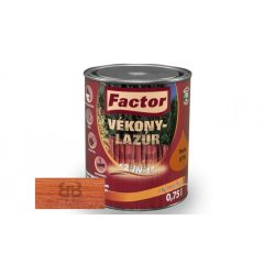 Factor 2in1 selyemfényű lazúr mahagóni 0,75l