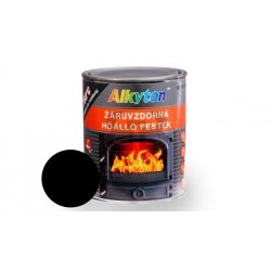 Alkyton hőálló festék 750°C-ig Fekete 0,75 l