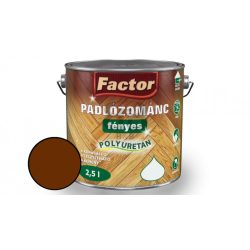 Factor padlózománc barna 2,5 l