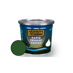 Coror rapid zománc zöld 2,5l