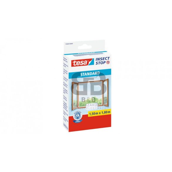 Tesa standard tépőzáras szúnyogháló ablakokhoz fehér 1,5x1,8m