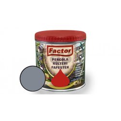 Factor Pergola kültéri fafesték szürke 0,75 l