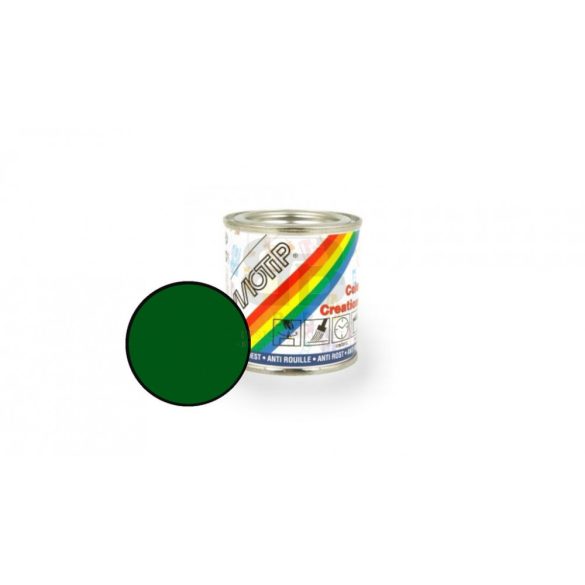 Motip DECO szintetikus festék ecsetes RAL 6002 lombzöld fényes 100ml