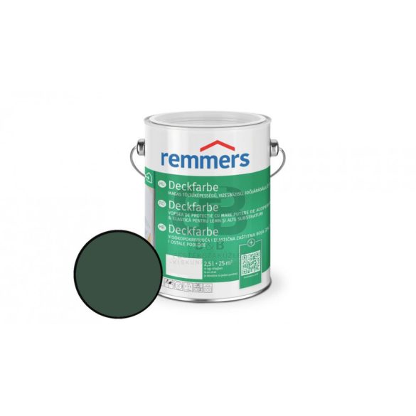 Remmers Deckfarbe vizes fedőfesték üvegzöld 2,5 L