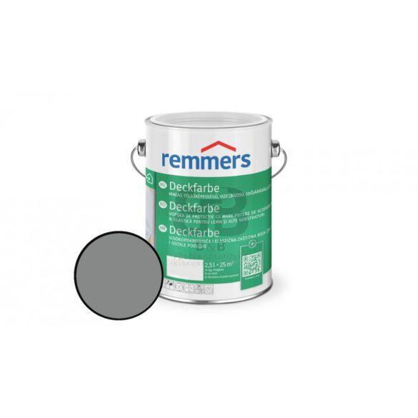 Remmers Deckfarbe vizes fedőfesték sötétszürke 2,5 L