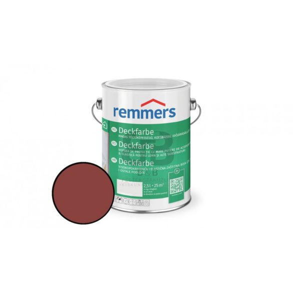 Remmers Deckfarbe vizes fedőfesték skandináv vörös 2,5 L