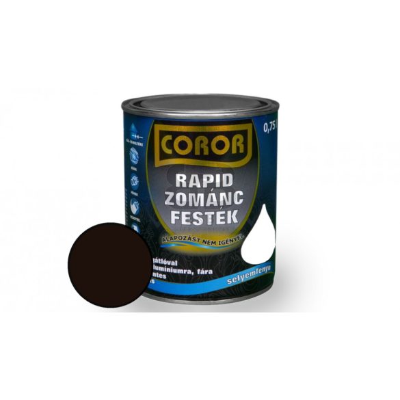 Coror rapid zománc csokoládébarna 0,75l