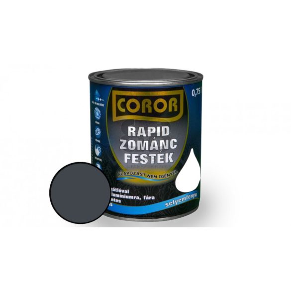 Coror rapid zománc bazaltszürke 0,75l