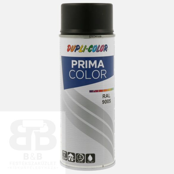 Dupli Color Prima ( régi VeryWell) mélyfekete Ral 9005 400ml