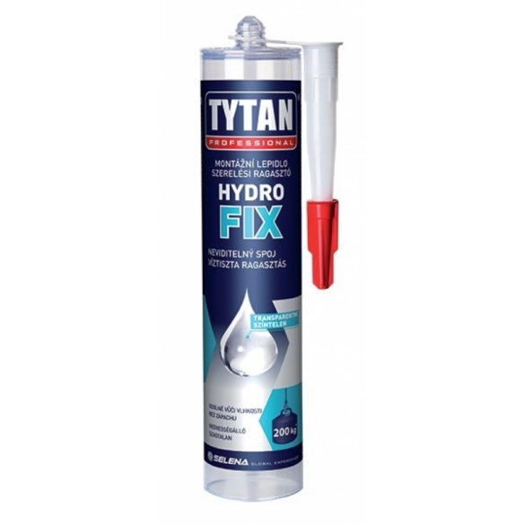 TYTAN Professional Szerelési Ragasztó Hydro Fix Színtelen 310ml