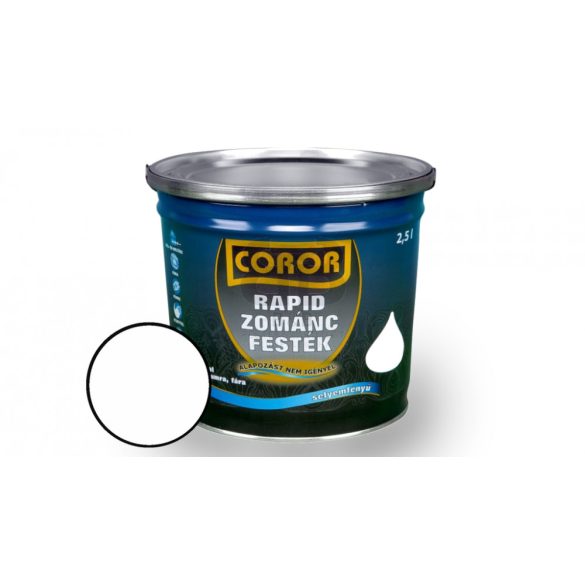 Coror rapid zománc fehér 2,5l