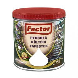 FACTOR Pergola kültéri fafesték fehér 0,75L