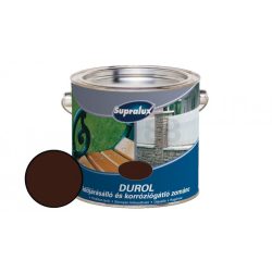   Supralux Durol időjárásálló és korróziógátló zománc sötétbarna 2,5 L