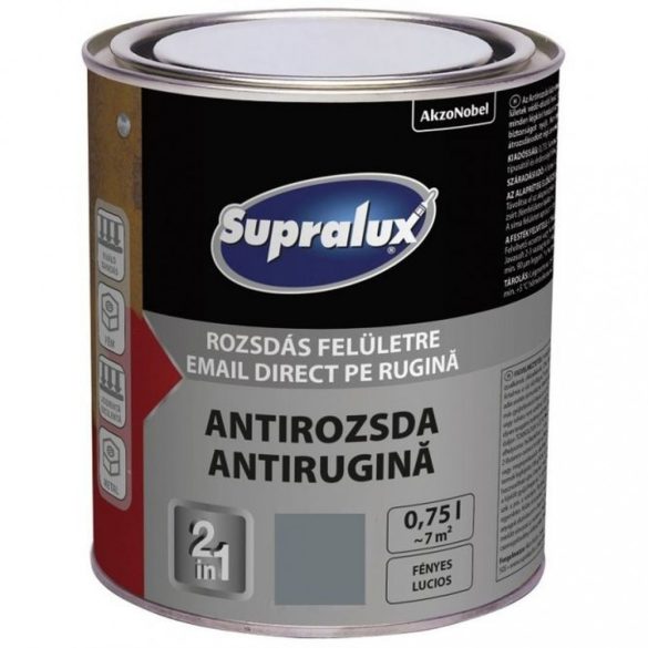 Supralux Antirozsda sötétszürke 0,75L