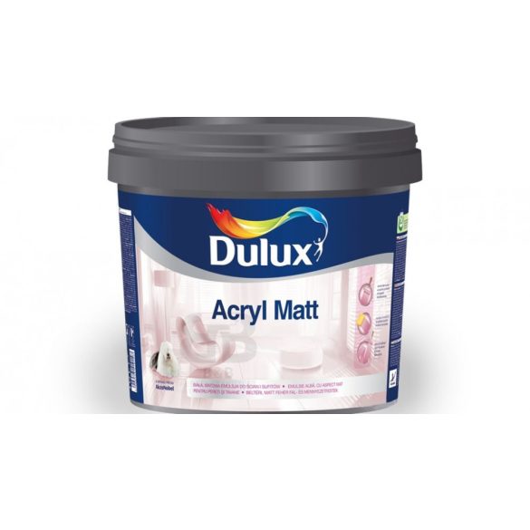 Dulux Acryl Matt beltéri falfesték Fehér 10 L