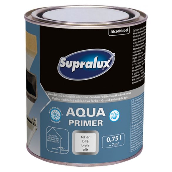 Supralux AQUA Primer alapozó fehér 0,75L