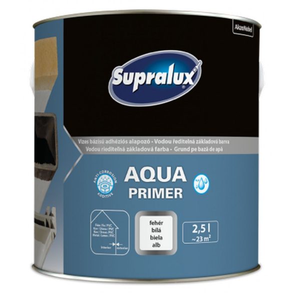 Supralux AQUA Primer alapozó fehér 2,5L
