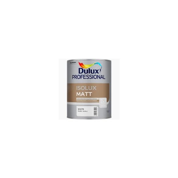 DULUX Professional Isolux, izoláló falfesték, 1 liter matt fehér