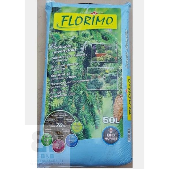 FLORIMO Örökzöld növényföld 50L