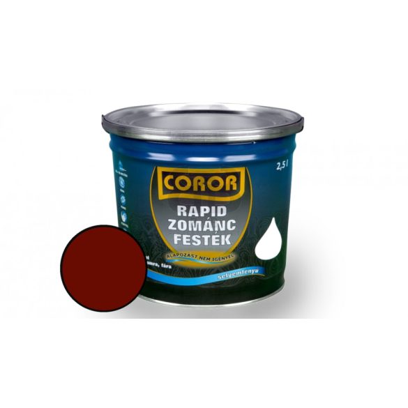 Coror rapid zománc oxidvörös 2,5l