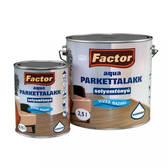 FACTOR Aqua Parkettalakk Selyemfényű 0,25L