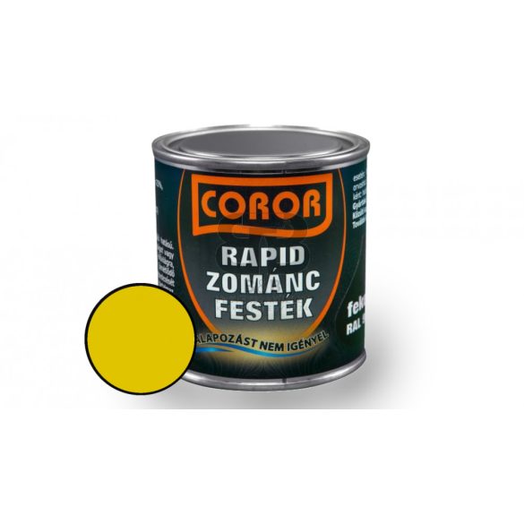 Coror rapid zománc cinksárga 0,25l