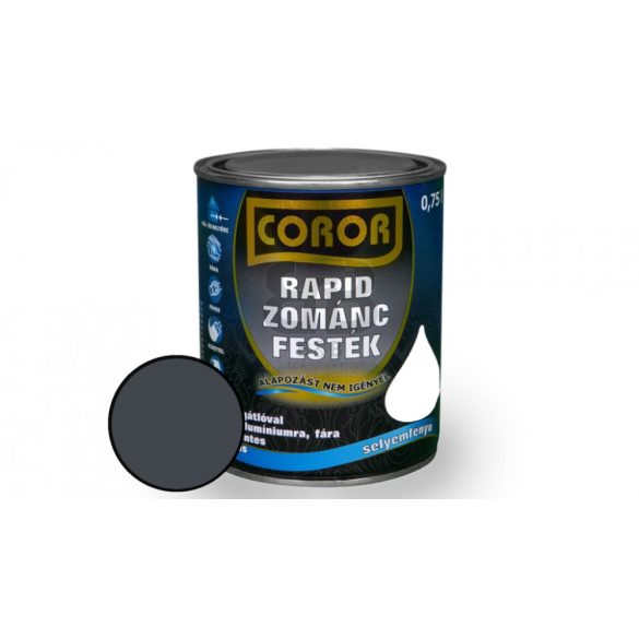 Coror rapid zománc bazaltszürke 0,75l