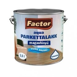 FACTOR Aqua Parkettalakk Magasfényű 2,5L