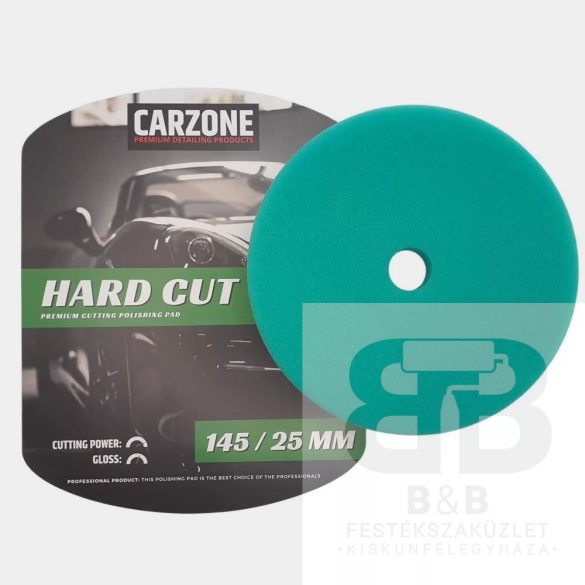 CarZone Thermo Hard Cut Green Polírozópad 125/145 mm