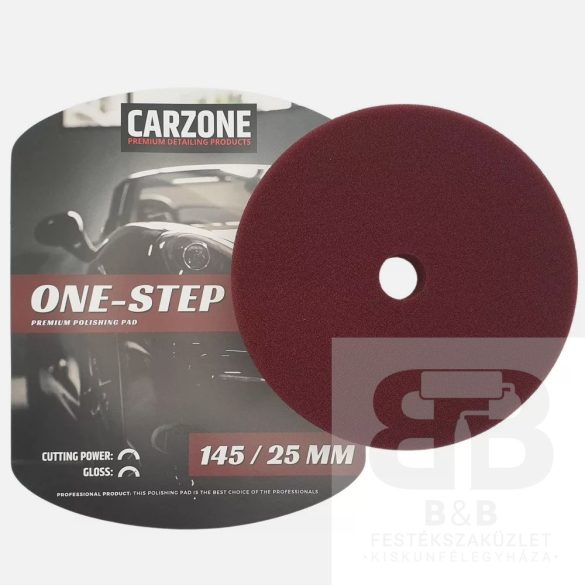 CarZone Thermo OneStep Egylépcsős Polírozó Pad 125mm