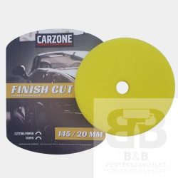 CarZone Thermo Finish Cut Yellow Polírozó Pad 125mm