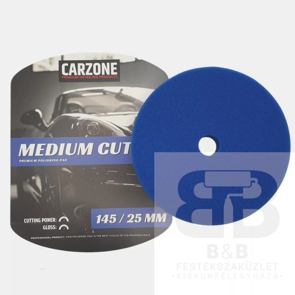 CarZone Thermo Medium Cut Blue Polírozópad 125m