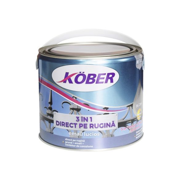 Köber 3:1 Fémfesték Fényes Zöld 2,5L